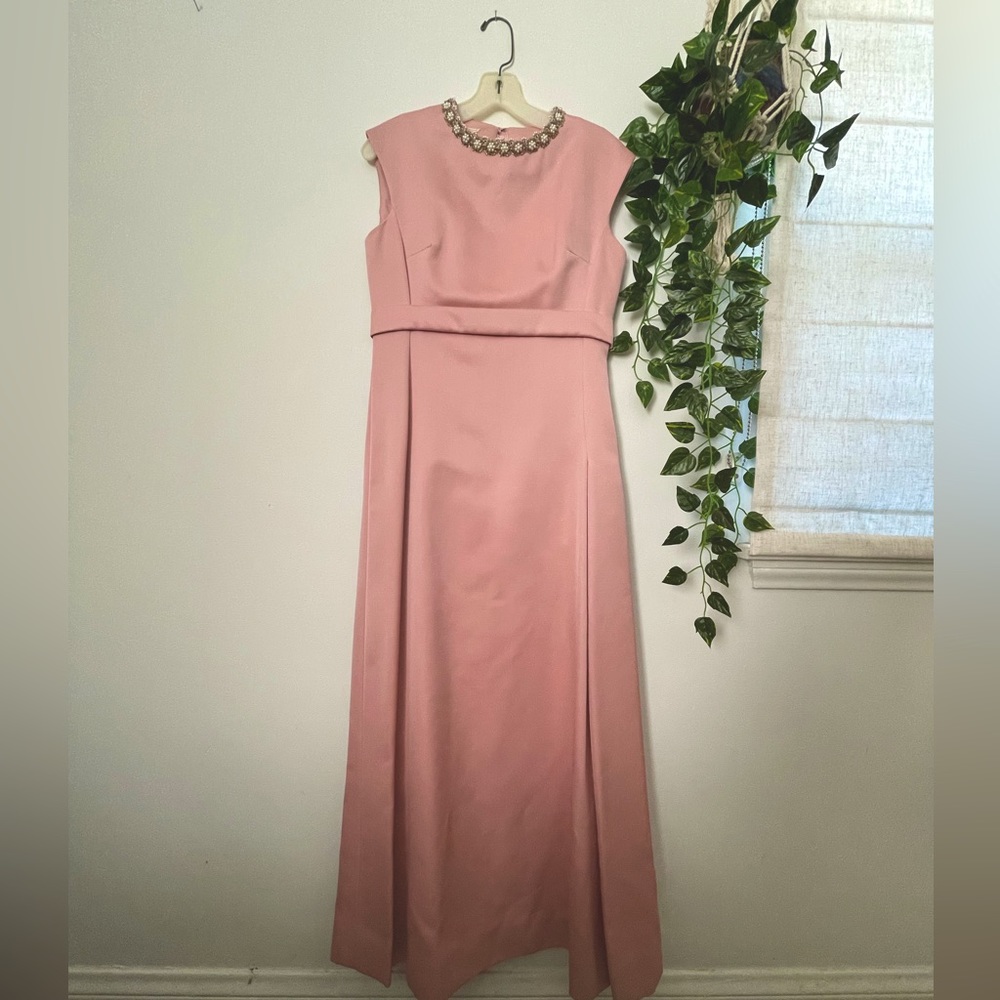 Vintage Embellished Pink Gown
